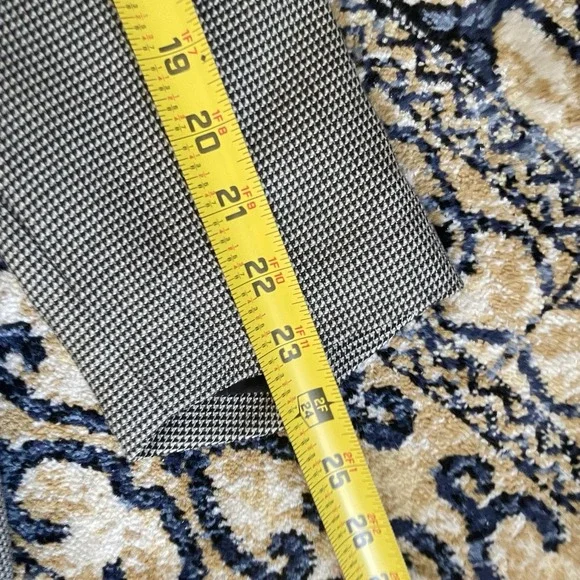 VTG Gianfranco Ruffini Italy Men's 42R Wool Houndstooth Blazer Jacket Sport Coat - Picture 11 of 13